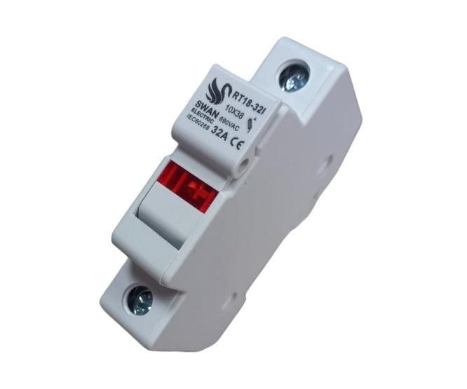 Fuse Holder 1 Pole With Indicator For 10x38 Fuse Fh Rt18 32 I 1 P - Livestainable.co.za