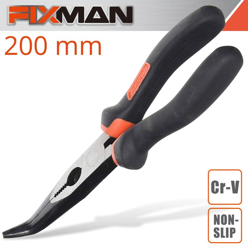 Fixman Industrial Bent Nose Pliers 8'/200 Mm - Livestainable.co.za