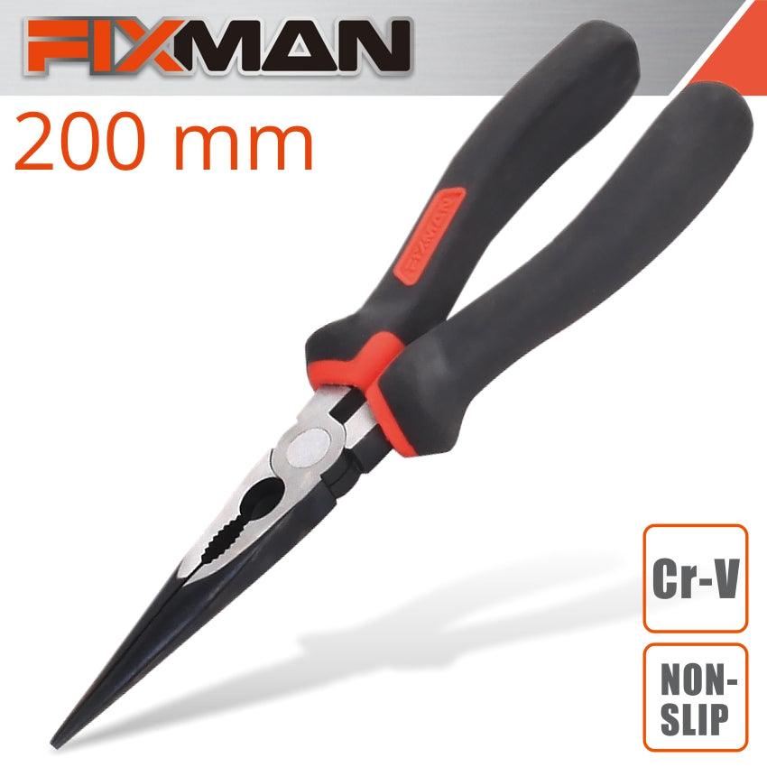 Fixman Industrial Long Nose Pliers 8'/200 Mm - Livestainable.co.za
