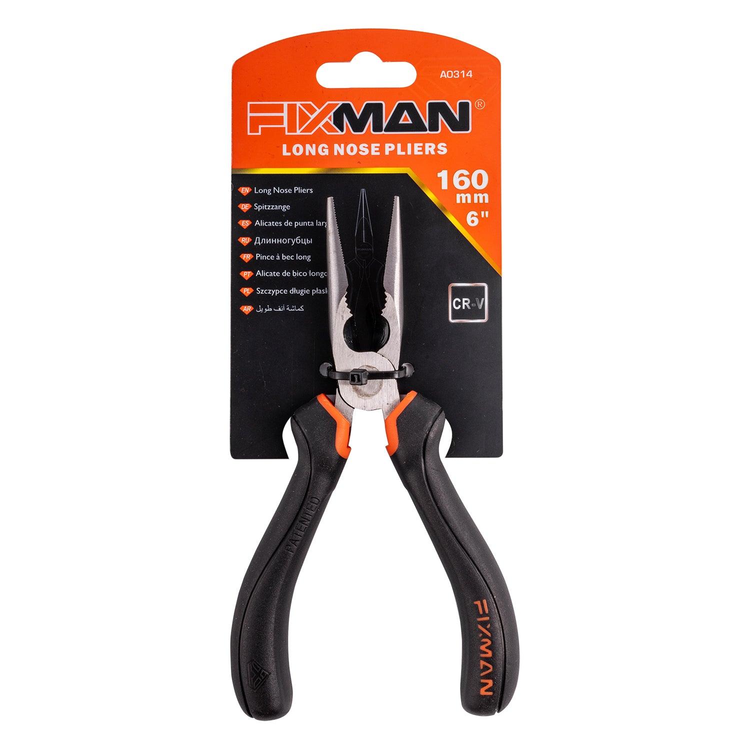 Fixman Industrial Long Nose Pliers 6'/160 Mm - Livestainable.co.za