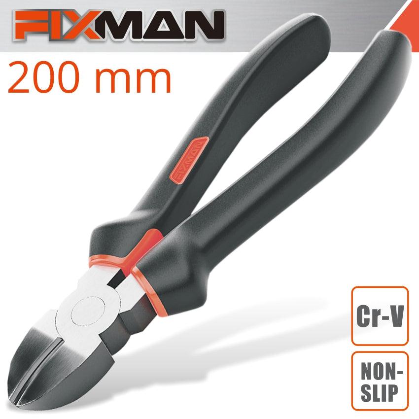 Fixman Industrial Diagonal Side Cutting Pliers 8' 200 Mm - Livestainable.co.za