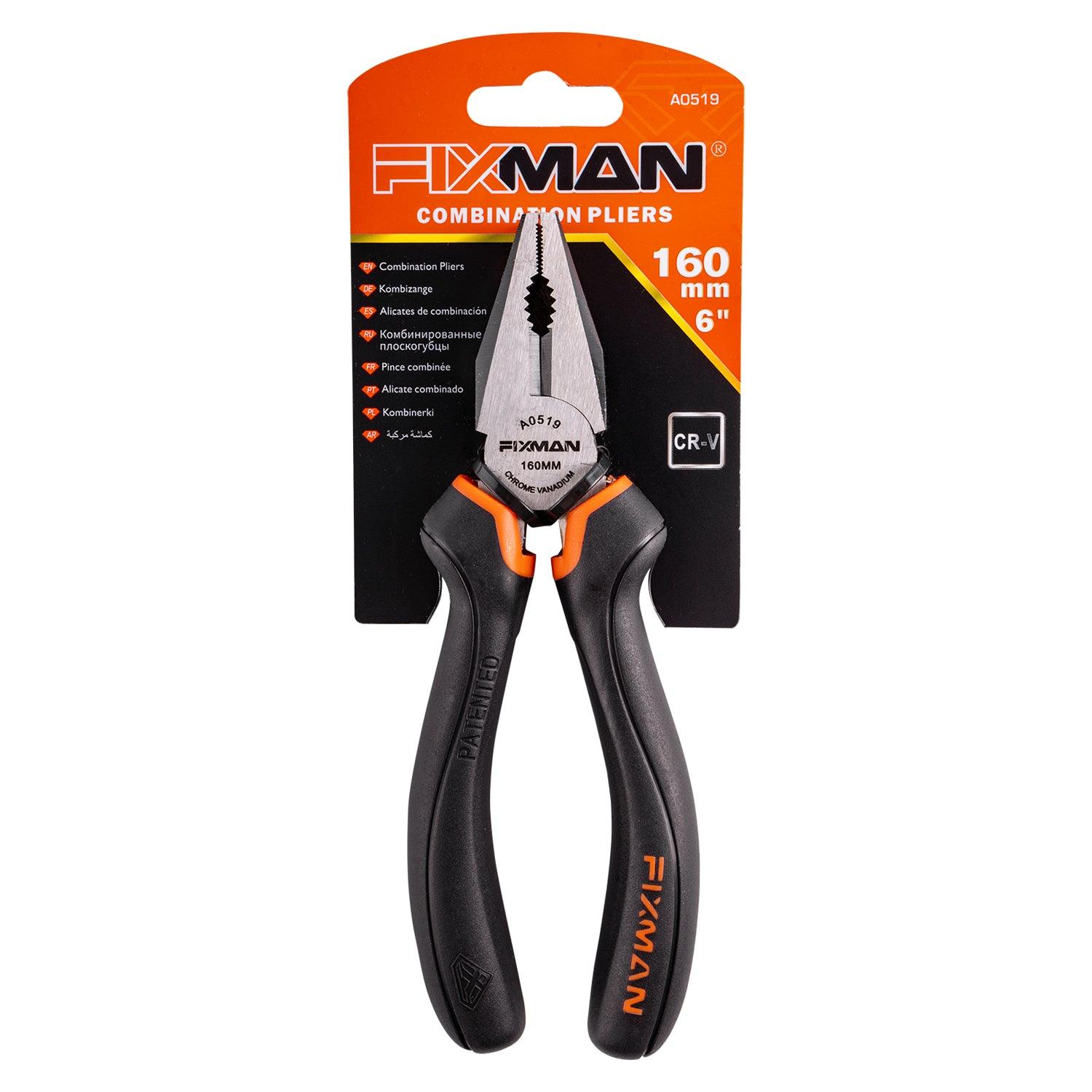 Fixman Industrial Combination Pliers 6'/162 Mm - Livestainable.co.za