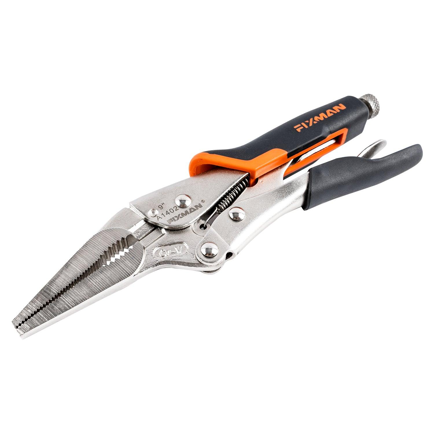 Fixman Long Nose Lock Grip Pliers 9'/225 Mm - Livestainable.co.za