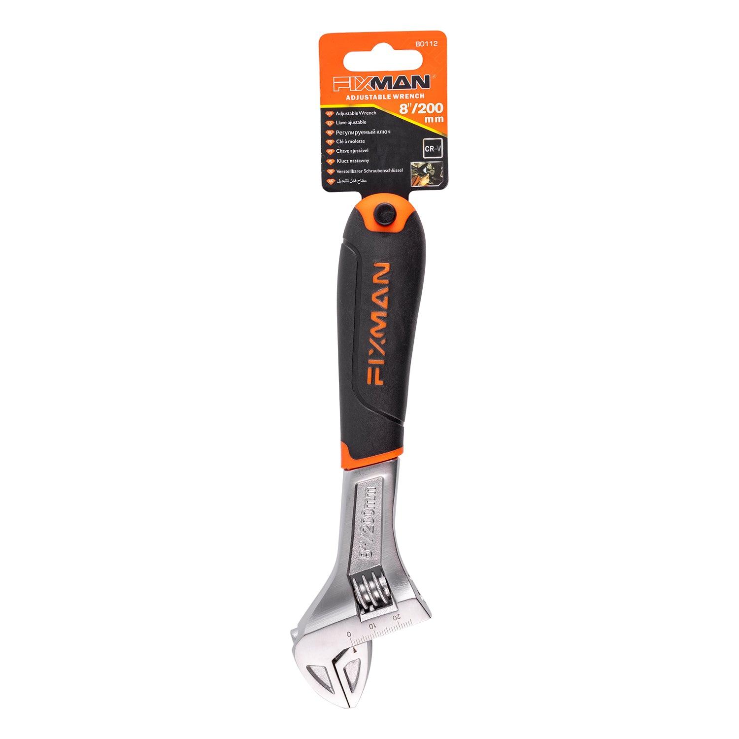 Fixman Adjustable Wrench 8' 0 24.5 Mm - Livestainable.co.za