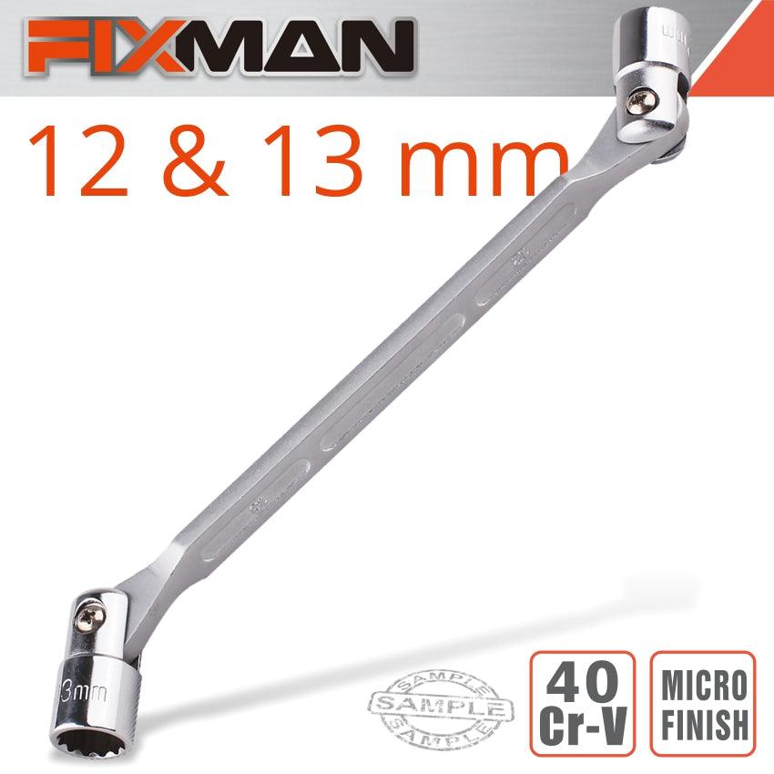 Fixman Hinged Socket Wrench 12 X13 Mm - Livestainable.co.za