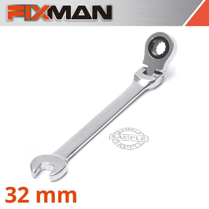 Fixman Flexible Ratchet Combination Wrench 32 Mm - Livestainable.co.za
