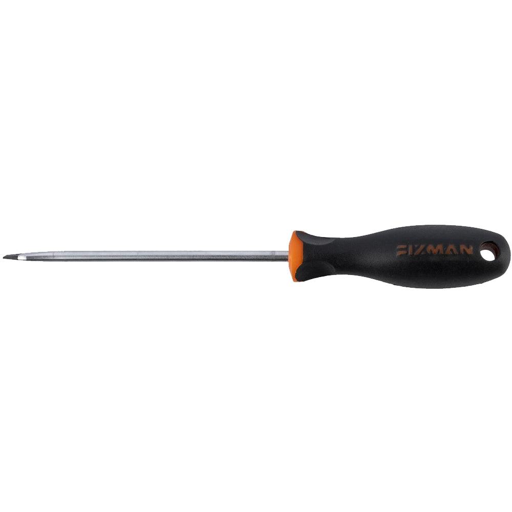 Fixman S/Driver Slotted 4 X0.8 X100 Mm Crv With Ergonomic Handle - Livestainable.co.za