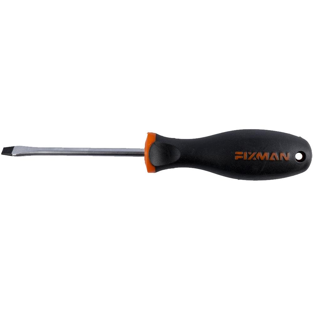 Fixman S/Driver Slotted 6.5 X1.2 X100 Mm Crv With Ergonomic Handle - Livestainable.co.za