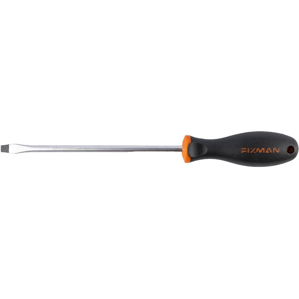 Fixman S/Driver Slotted 8 X1.2 X100 Mm Crv With Ergonomic Handle - Livestainable.co.za