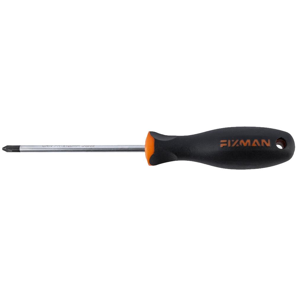 Fixman S/Driver Phillips Ph1 5 X100 Mm Crv With Ergonomic Handle - Livestainable.co.za