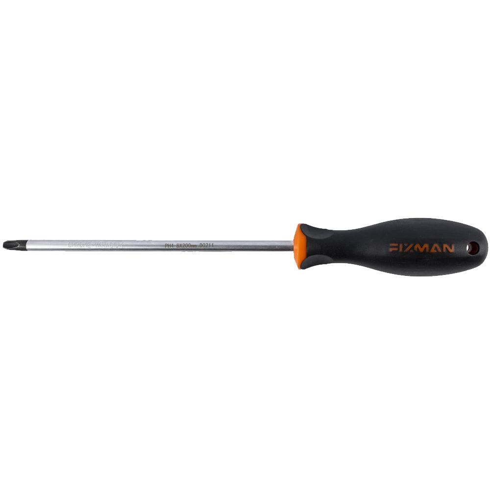Fixman S/Driver Phillips Ph4 8 X200 Mm Crv With Ergonomic Handle - Livestainable.co.za