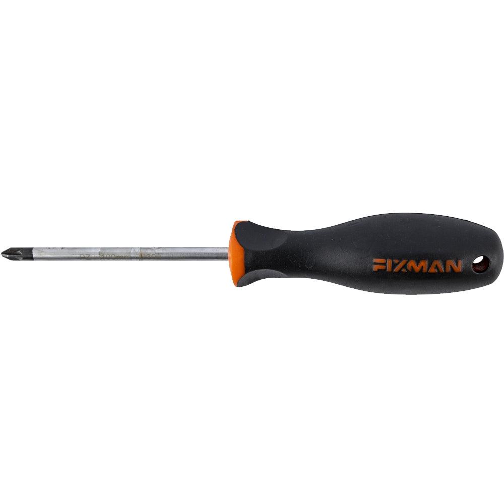 Fixman S/Driver Pozi Pz2 6 X100 Mm Crv With Ergonomic Handle - Livestainable.co.za