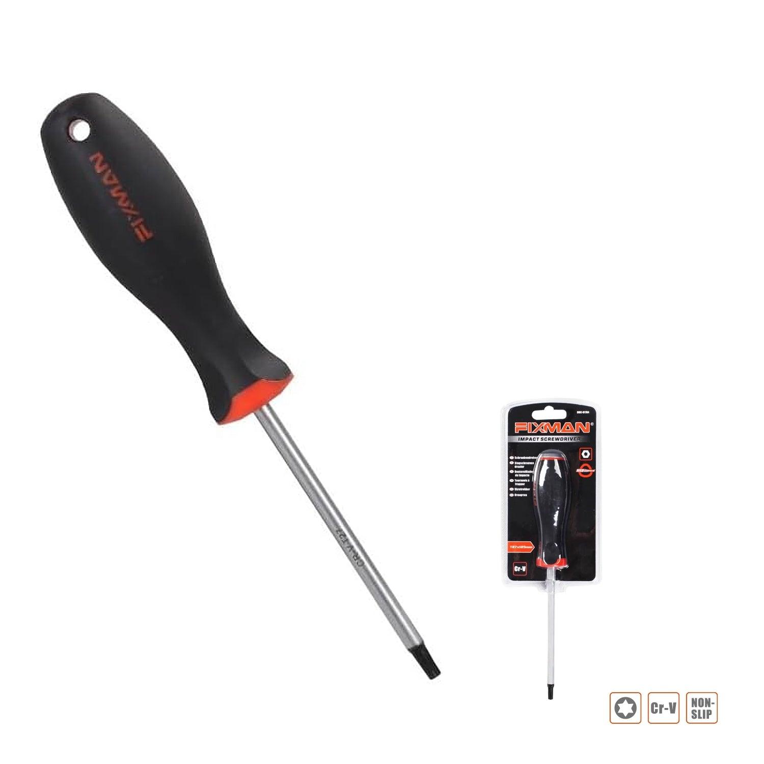 Fixman S/Driver Torx T10 6 X75 Mm Crv With Ergonomic Handle - Livestainable.co.za