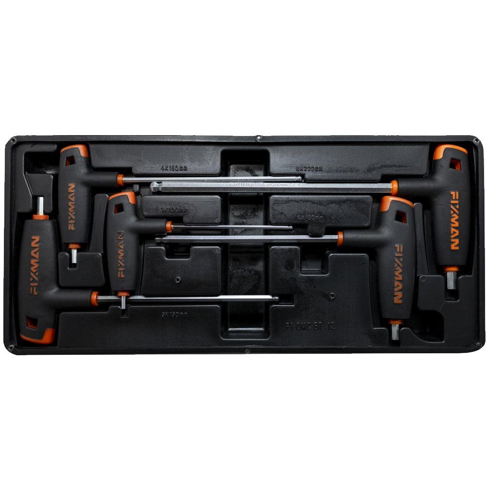 Fixman 5 Pc L Handle Hex Keys W Ball Head 3 4 5 6 8 Mm - Livestainable.co.za