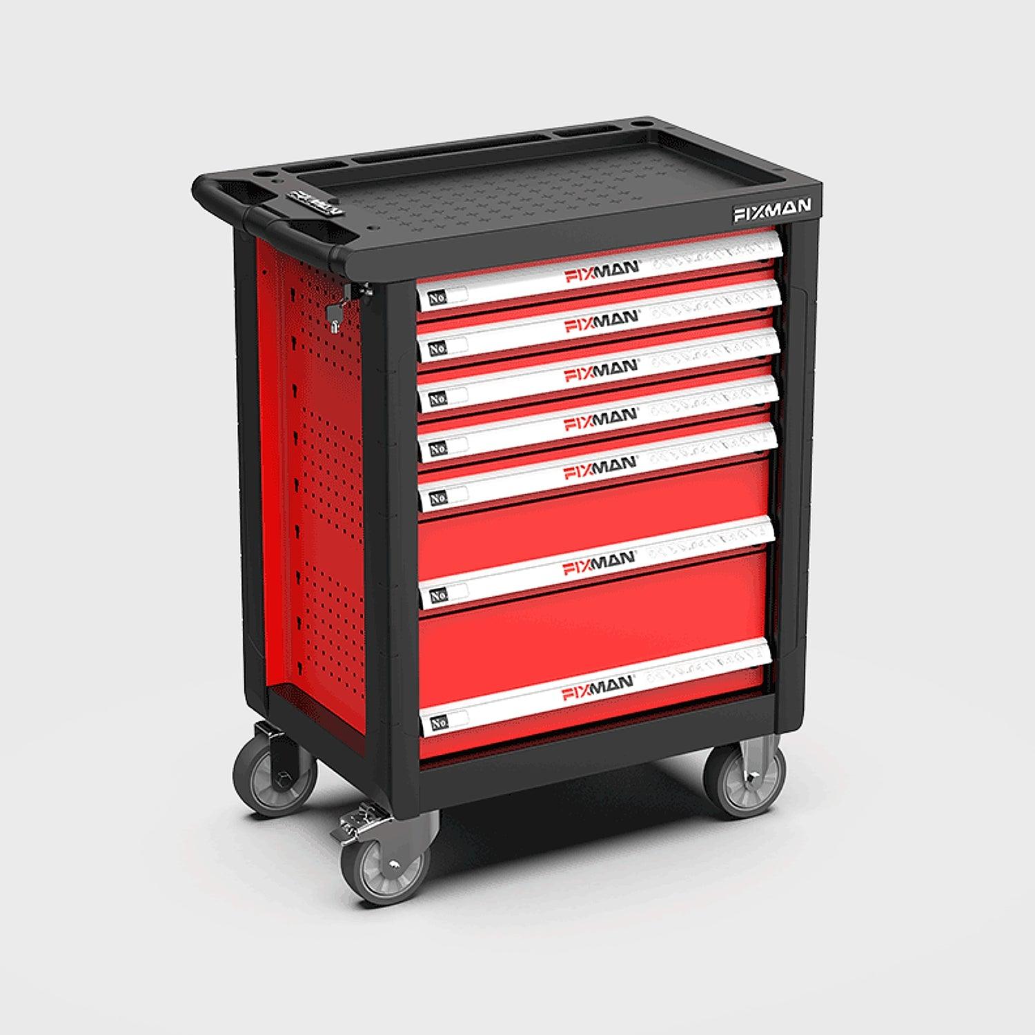 Fixman Empty 7 Drawer Roller Cabinet On Castors 958 Mm X 766 Mm X 465 Mm - Livestainable.co.za