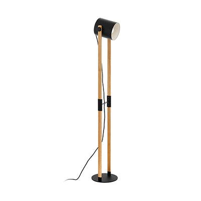 Hornwood 1 Lt Foot Light 230mm Black/Wood - Livestainable.co.za
