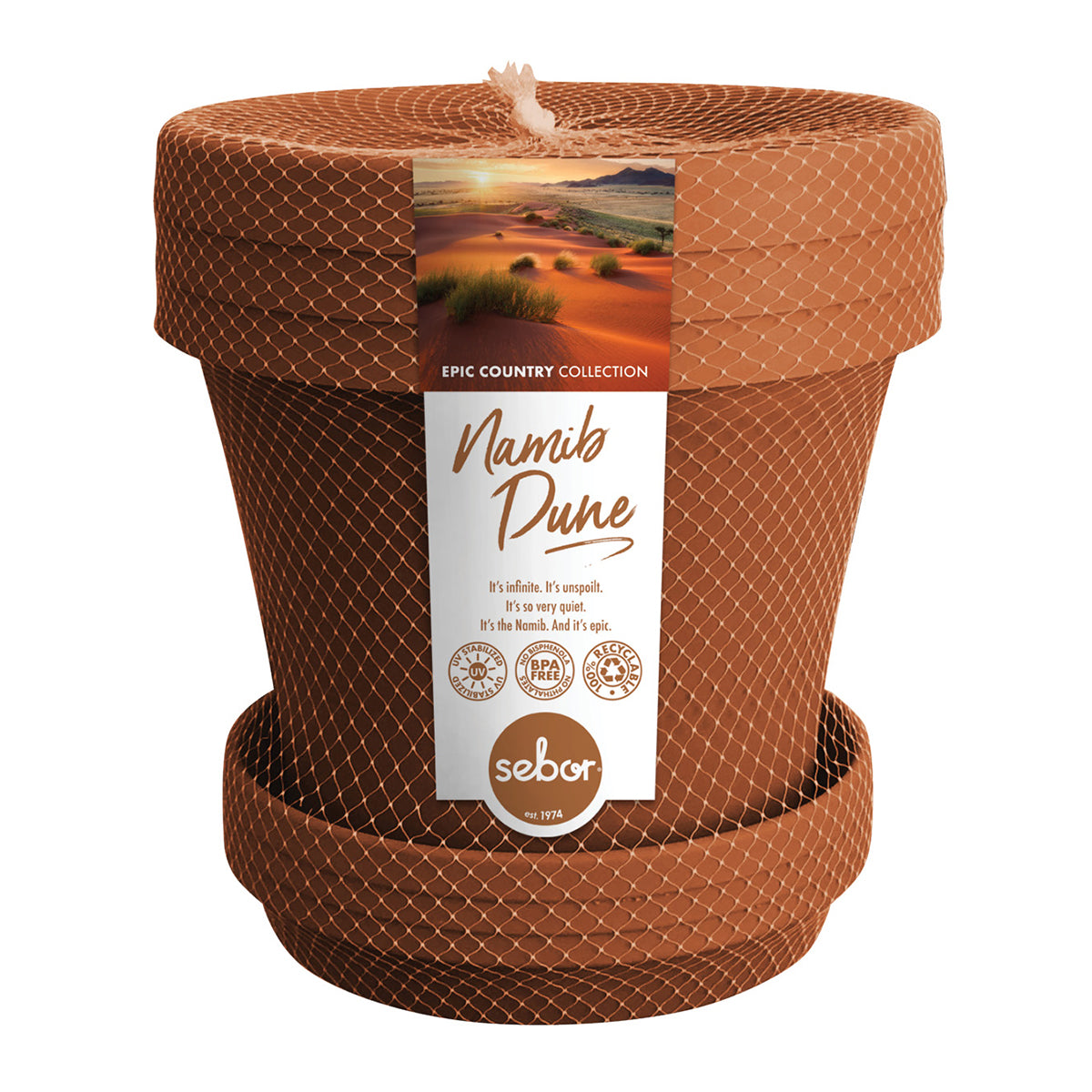 Sebor Suppot & Saucer Set 25 Cm Namib Dune 3 Pck Bargain Bin