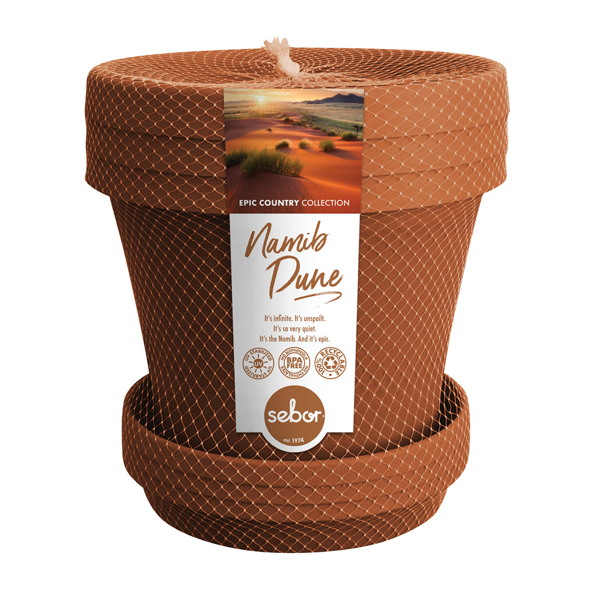 Sebor Suppot & Saucer Set 30 Cm Namib Dune 3 Pck