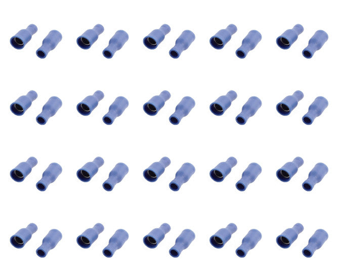 Bullet Terminal Full Ins Blue Socket 5mm 1 K/Bag Frd 2 195