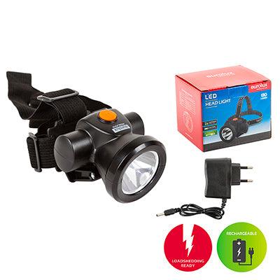 Rechargeable Headlamp With Charger Led 3w - Livestainable.co.za