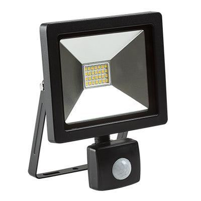 ***Led 20w Floodlight & Sensor Black 4000 K (Fs292) - Livestainable.co.za
