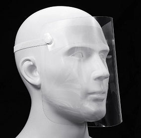 Clear Face Shield 0.5 Mm Clear With Black Braid Face Shield 2