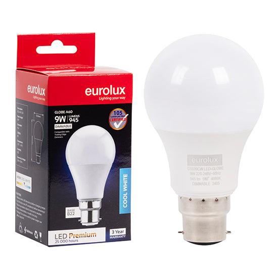 A60 Premium 9w Led B22 4000 K Dimmable N - Livestainable.co.za