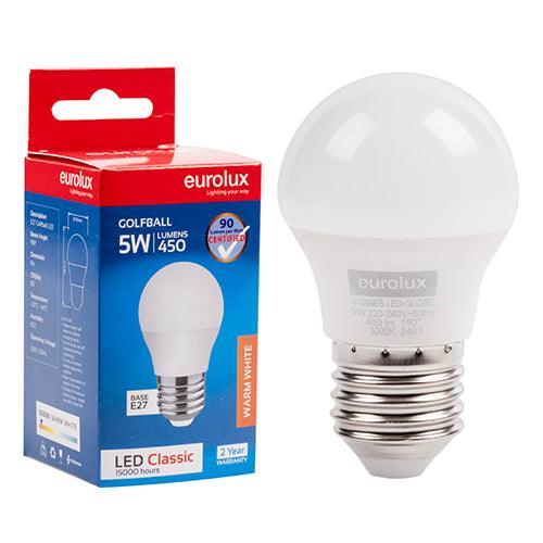Golfball Classic 5w Led E27 3000 K N - Livestainable.co.za