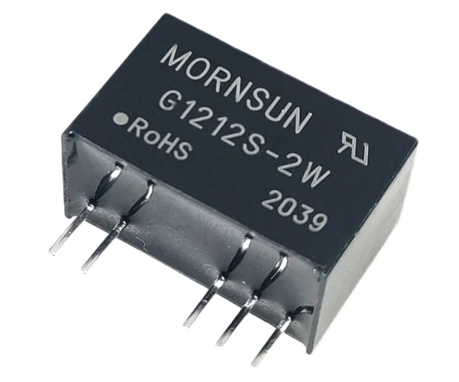 Dc Dc Converter Sil I=12 V O=2x12 V @ 2x83m A G1212 S 2 Wr3