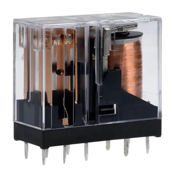 Plug In Power Relay Non Latch Dpdt 24 Vdc Coil 5 A Quick Connet G2 Rk 217 P V Us