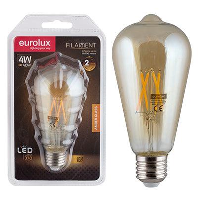 Pear Nipple Filament Amber 4w Led E27 2700 K N - Livestainable.co.za
