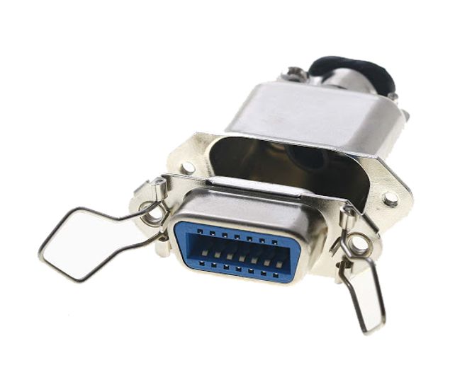 Centronics Socket Connector14 W Str W/Latch G57 1406 S