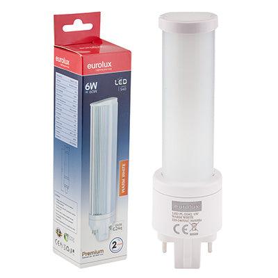 Led Pl 4 Pin G24q 6w Warm White Additional Info Under Fitting Specs - Livestainable.co.za