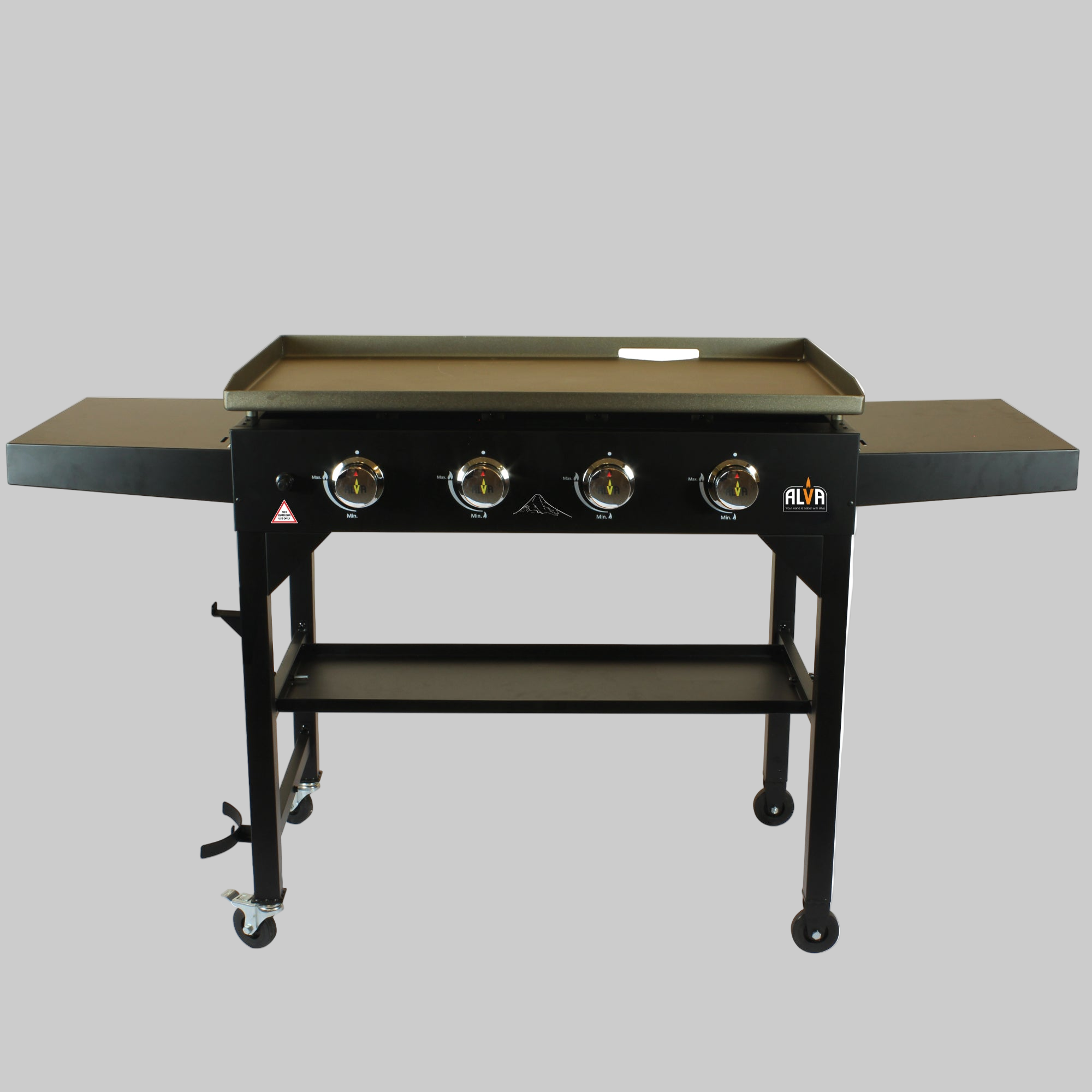 Fuji 4 Burner Gas Griddle Bbq Station