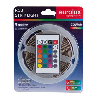 Led Strip Diy Kit 3m 7.2w/M Rgb Ip65 - Livestainable.co.za