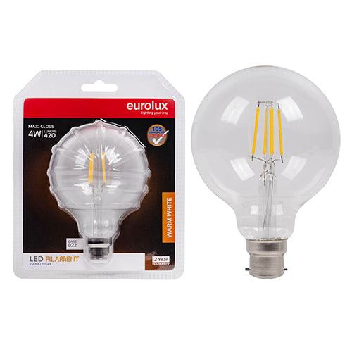 Maxi Globe Filament 4w Led B22 3000 K N - Livestainable.co.za