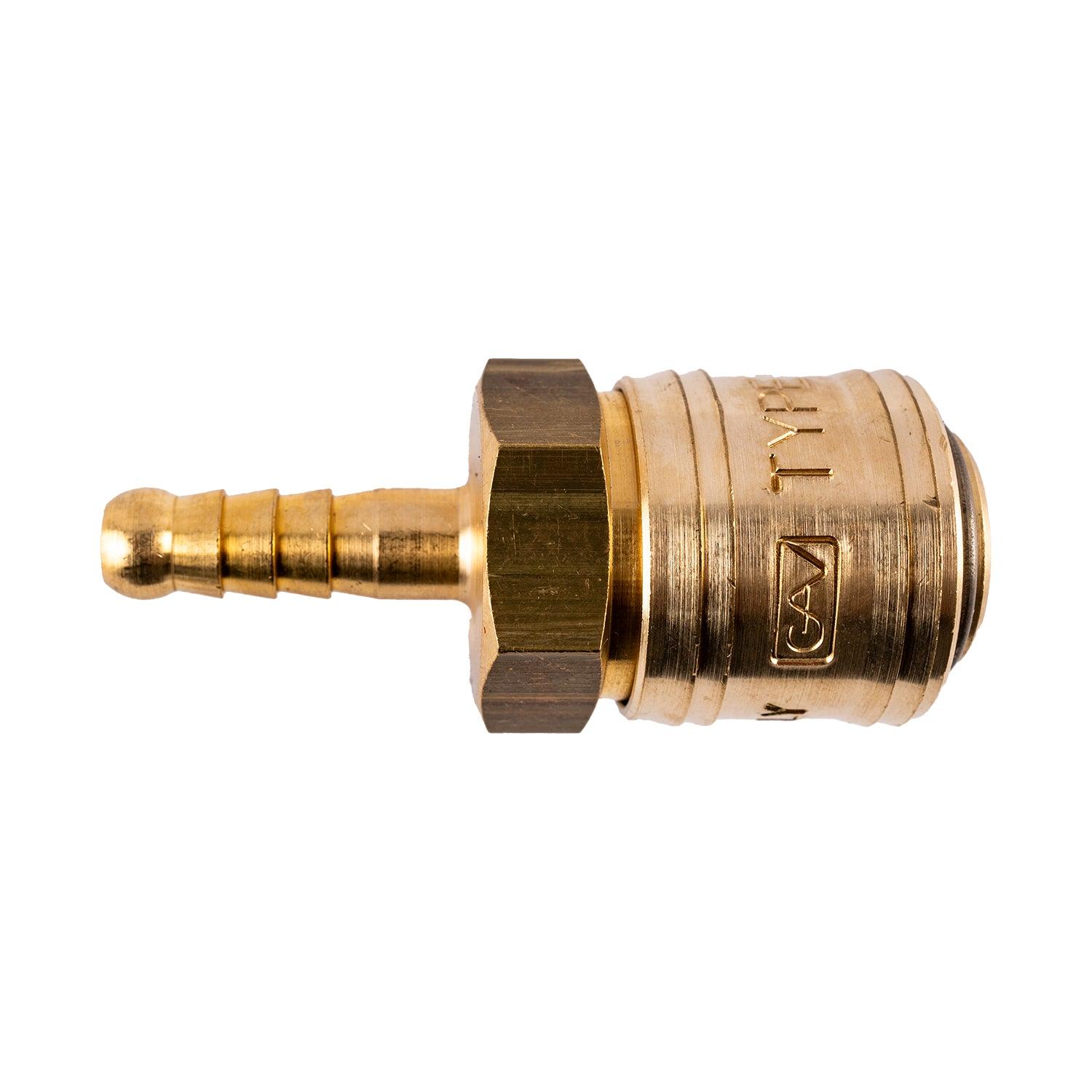 Brass Quick Coupler 6 Mm Hose German - Livestainable.co.za