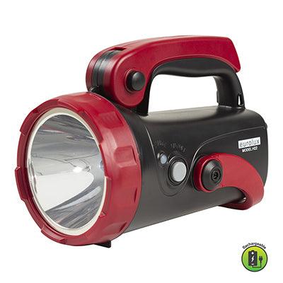 Rechargeable Torch Led 5w Black/Red - Livestainable.co.za