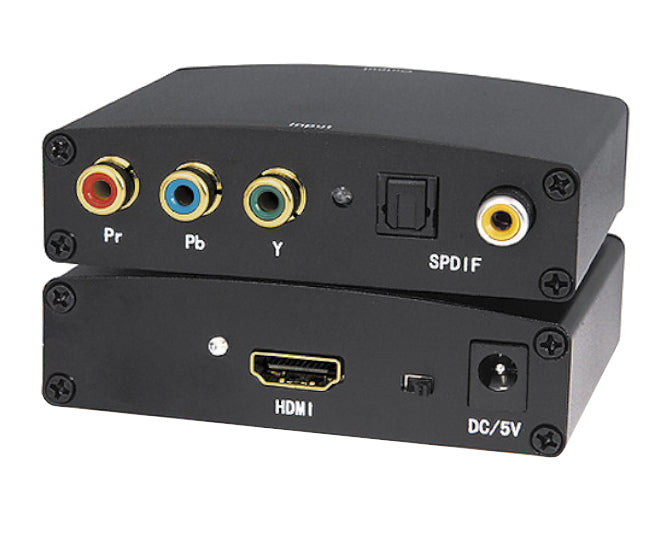 Y Pb Pr + Audio To Hdmi Converter 1080px 91x22x75mm Brit Plug Hco0101