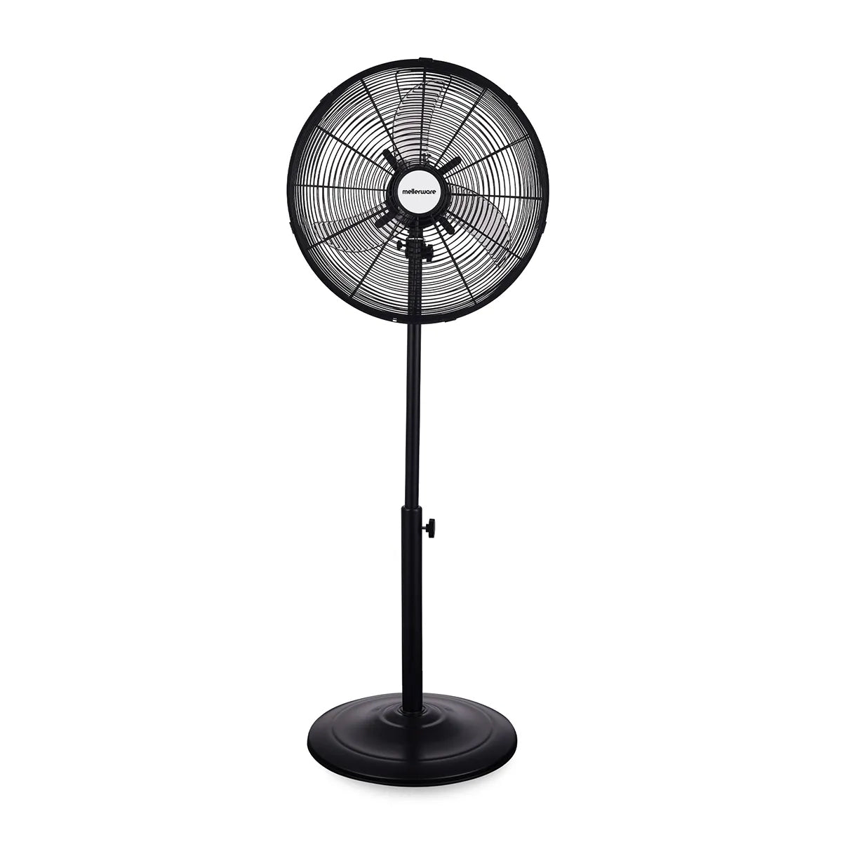 Mellerware Fan Pedestal Steel 3 Sp Adj 50 W 40 Cm Bl