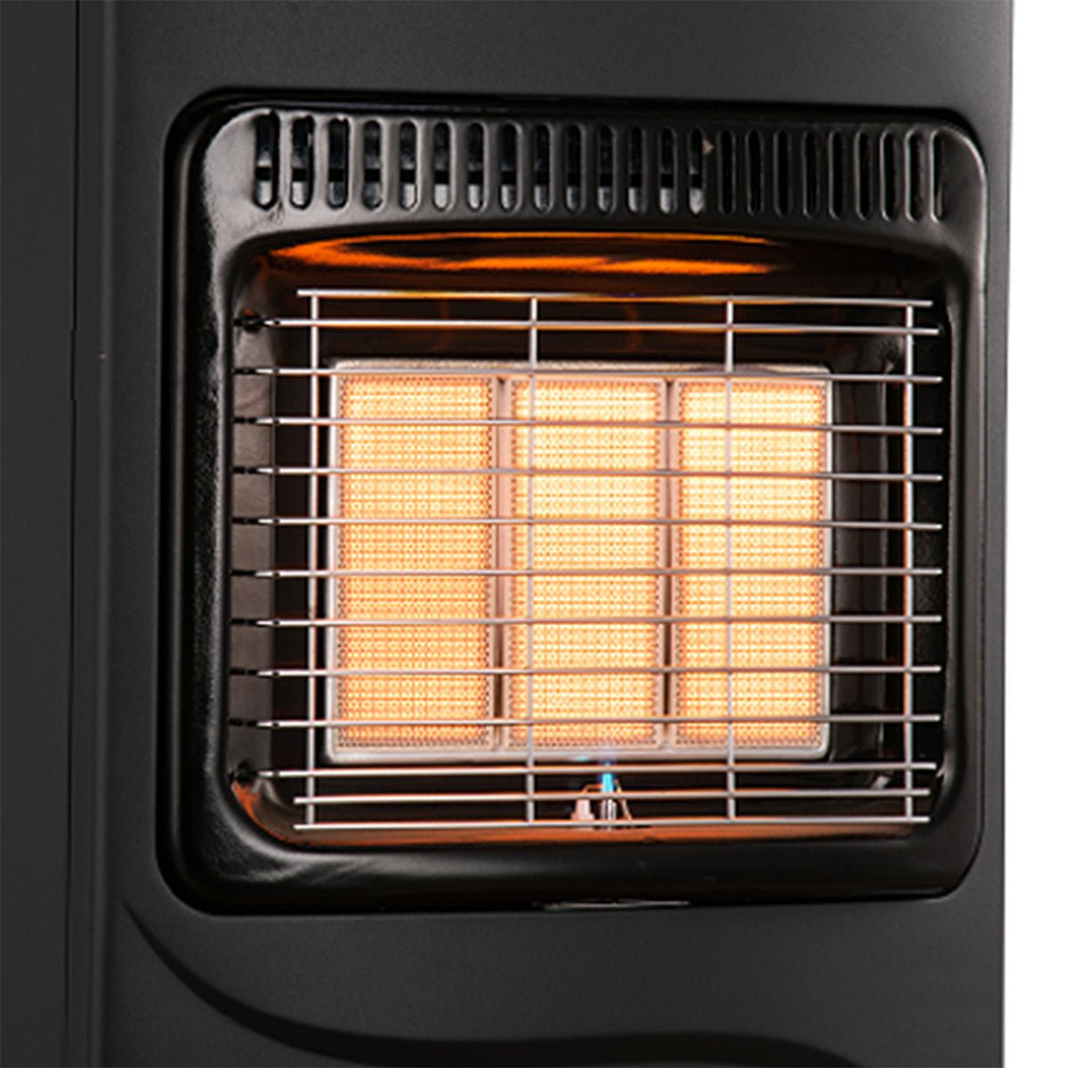 Mellerware Gas Steel Heater 3 Settings Black 4.2 Kw
