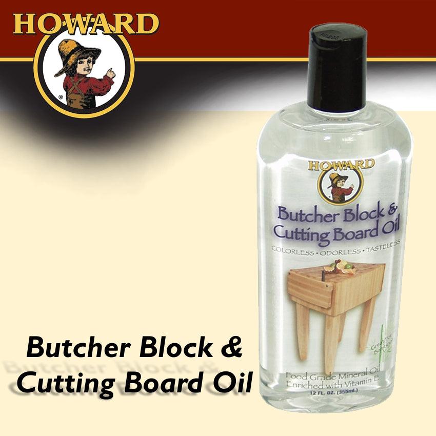 Howard Butcher Block & Cutting Board Oil 355 Ml - Livestainable.co.za