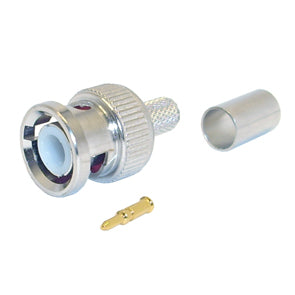 Bnc Plug Crimp In Line 6mm Rg59/U 3 Pcs Bnc Jc 59