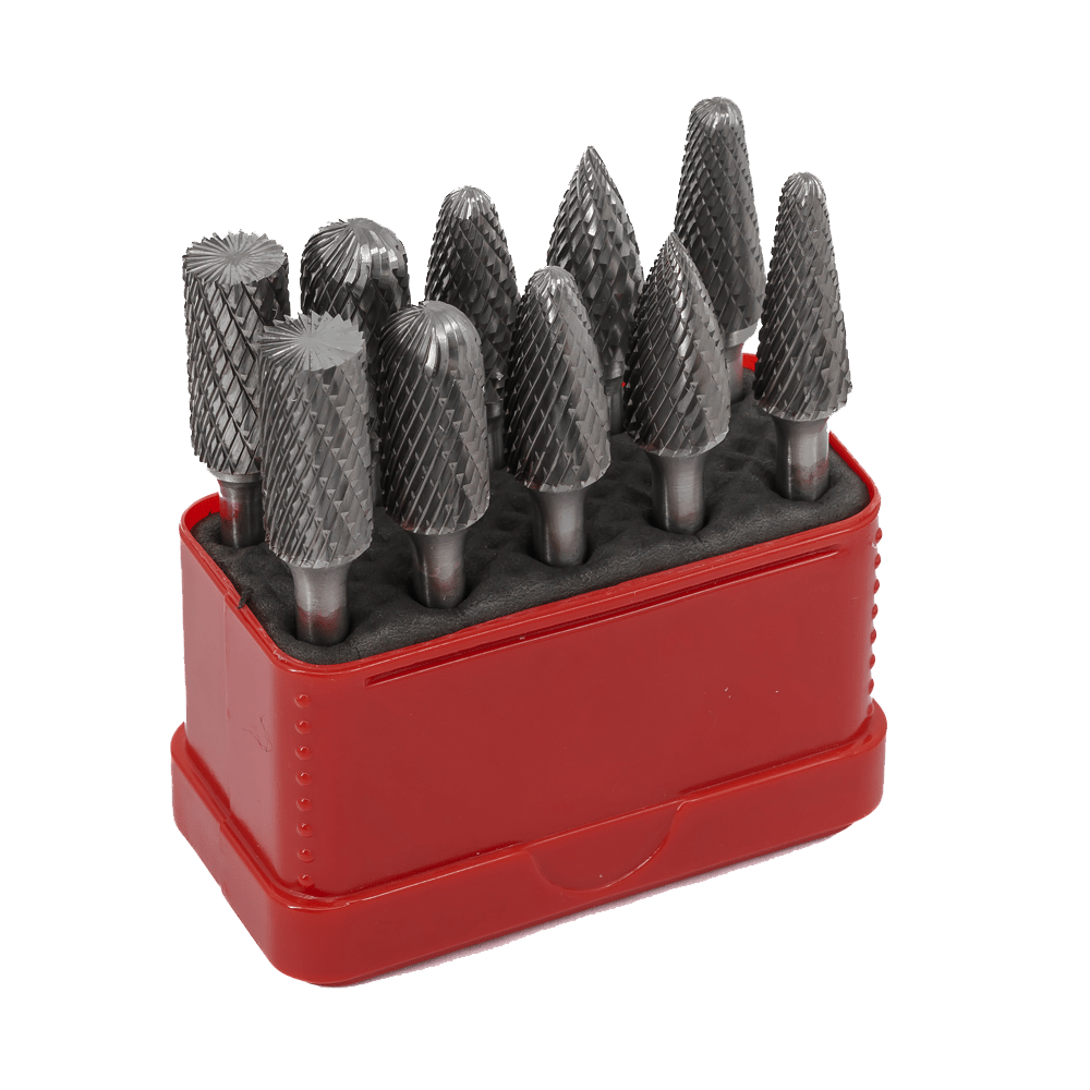 Euroboor Burrs Set Uni/Dbl Cut 12 Mmxxx