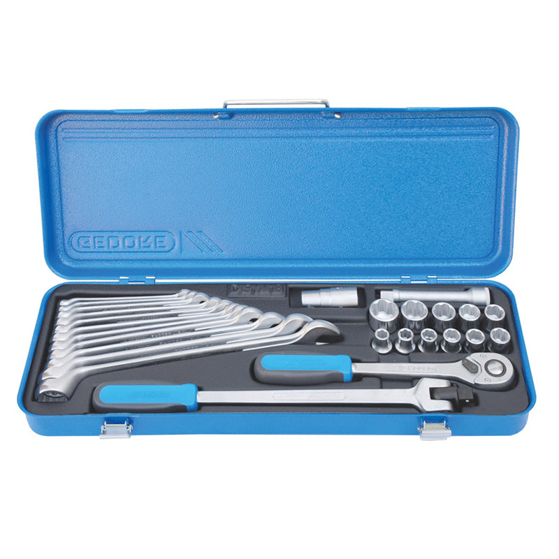 Gedore Blue Socket Set & Spanner C19 Ym1 B Metric