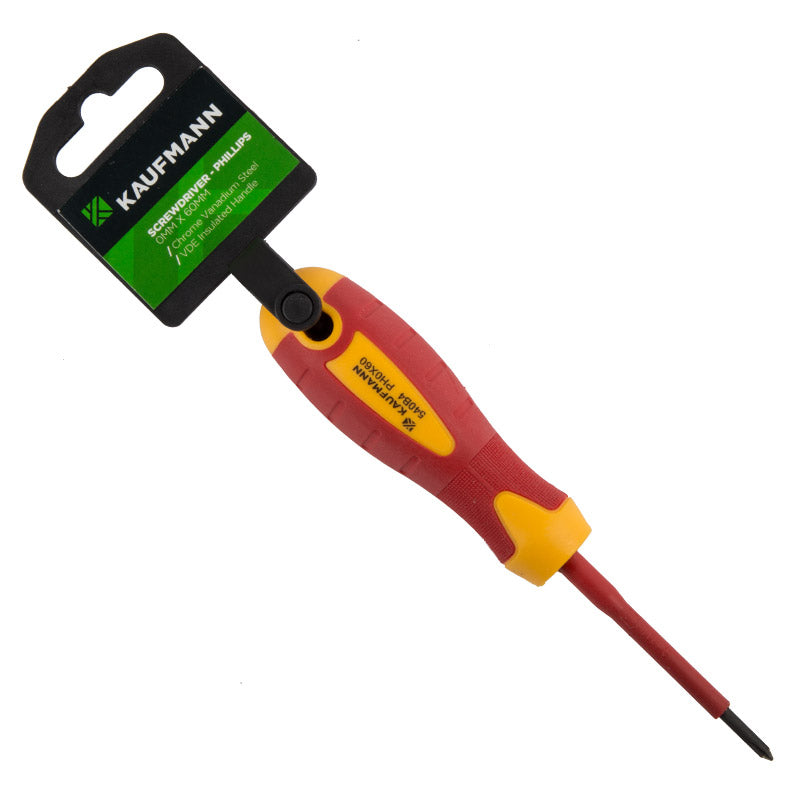 Kaufmann Vde Screwdriver Phillips Ph0 X 60 Mm