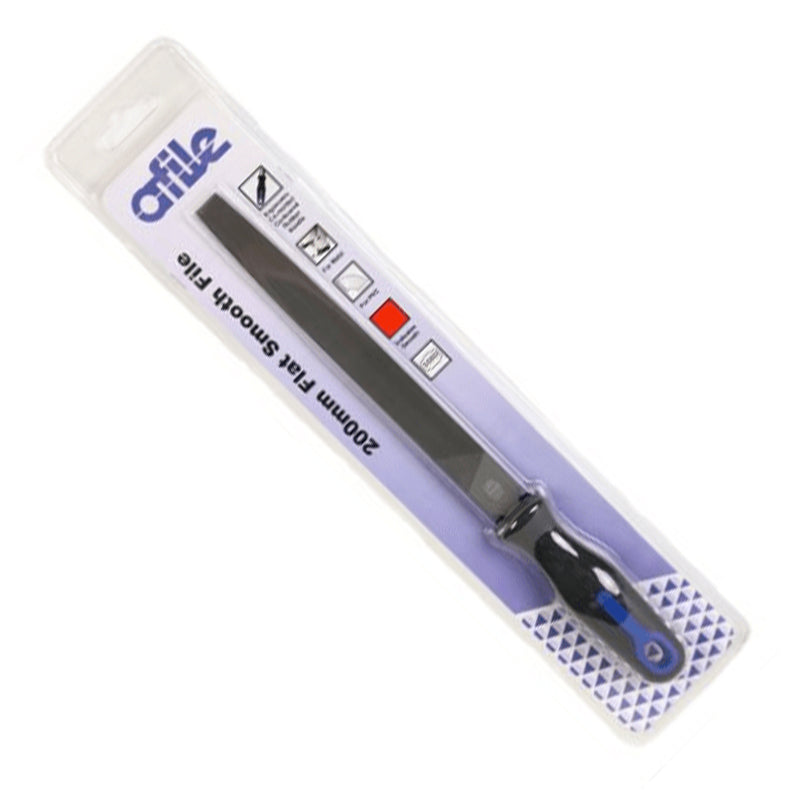Afile Flat Smooth File 250 Mm Packed