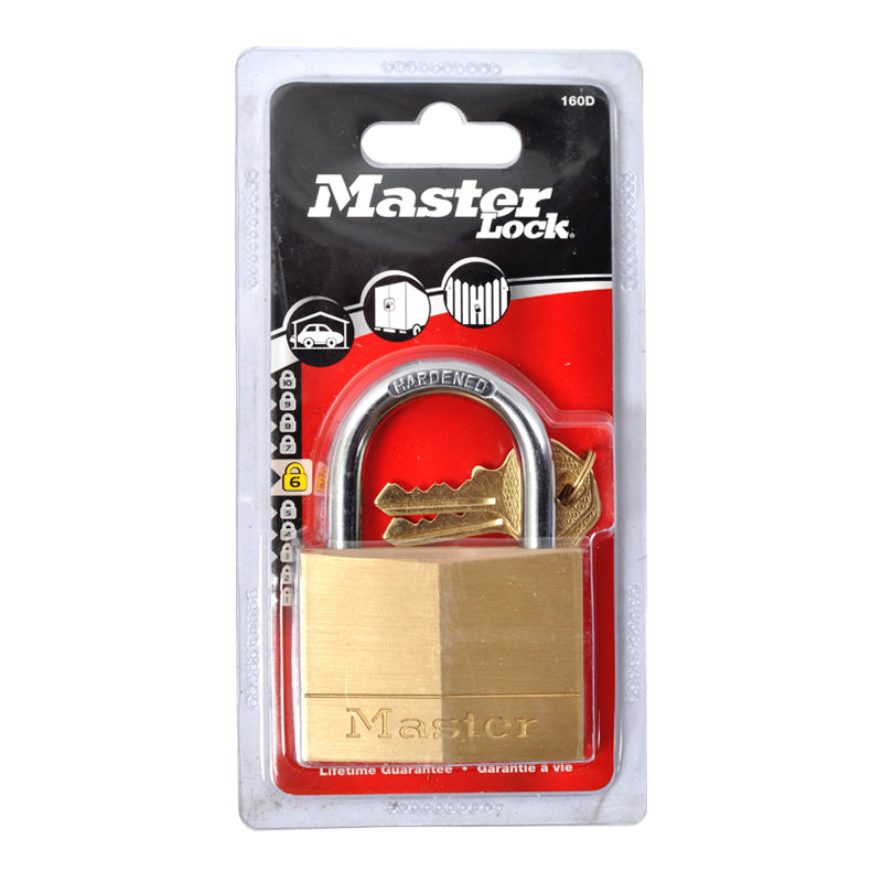 Mackie Master Pad Lock Brass 60 Mm