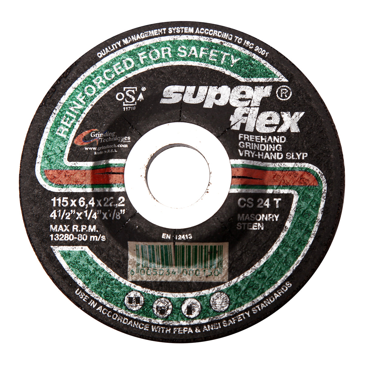 Superflex Grinding Disc Dome Masonary 115 X6 Mm