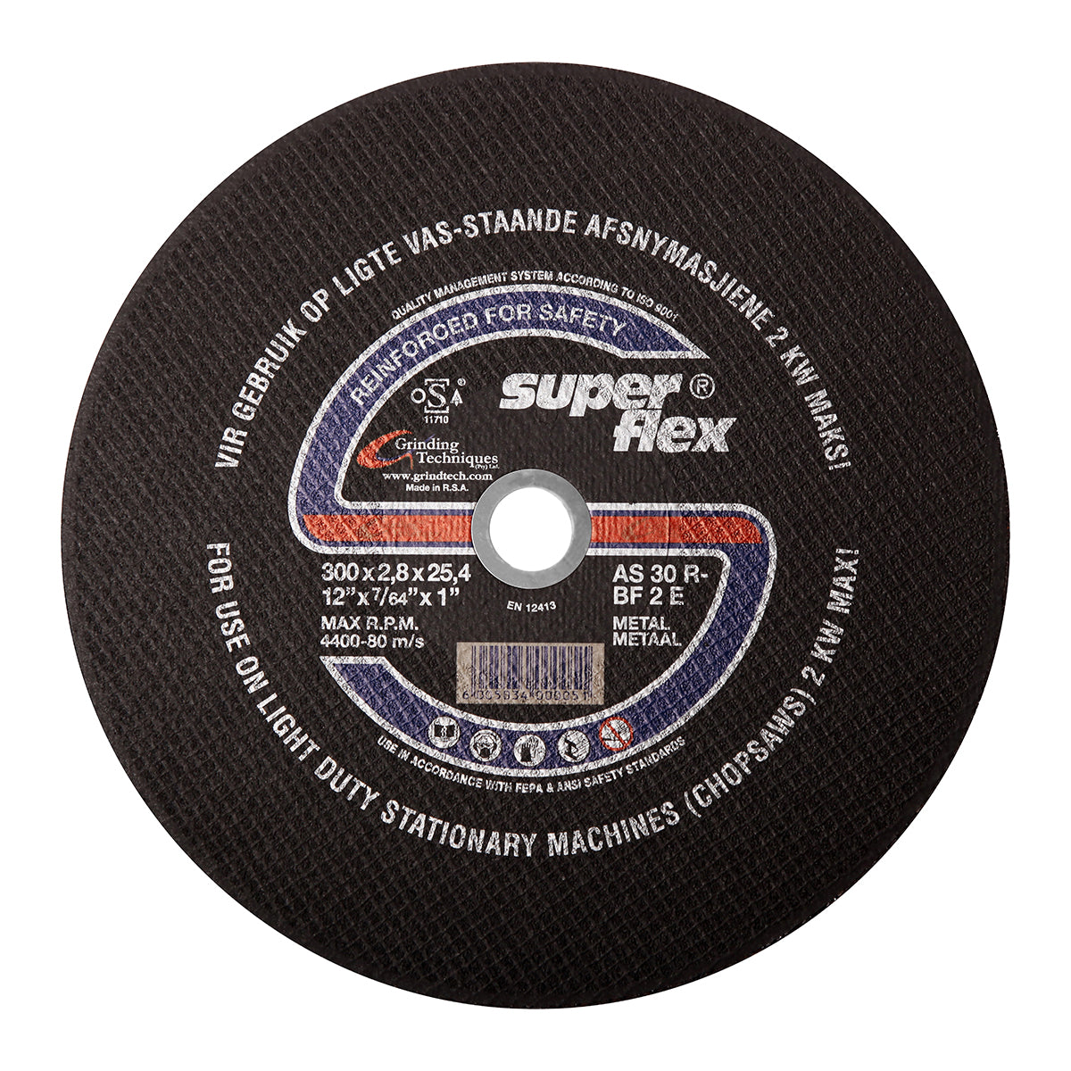 Superflex Cutting Disc Flat Steel 300 X2.8 Mm